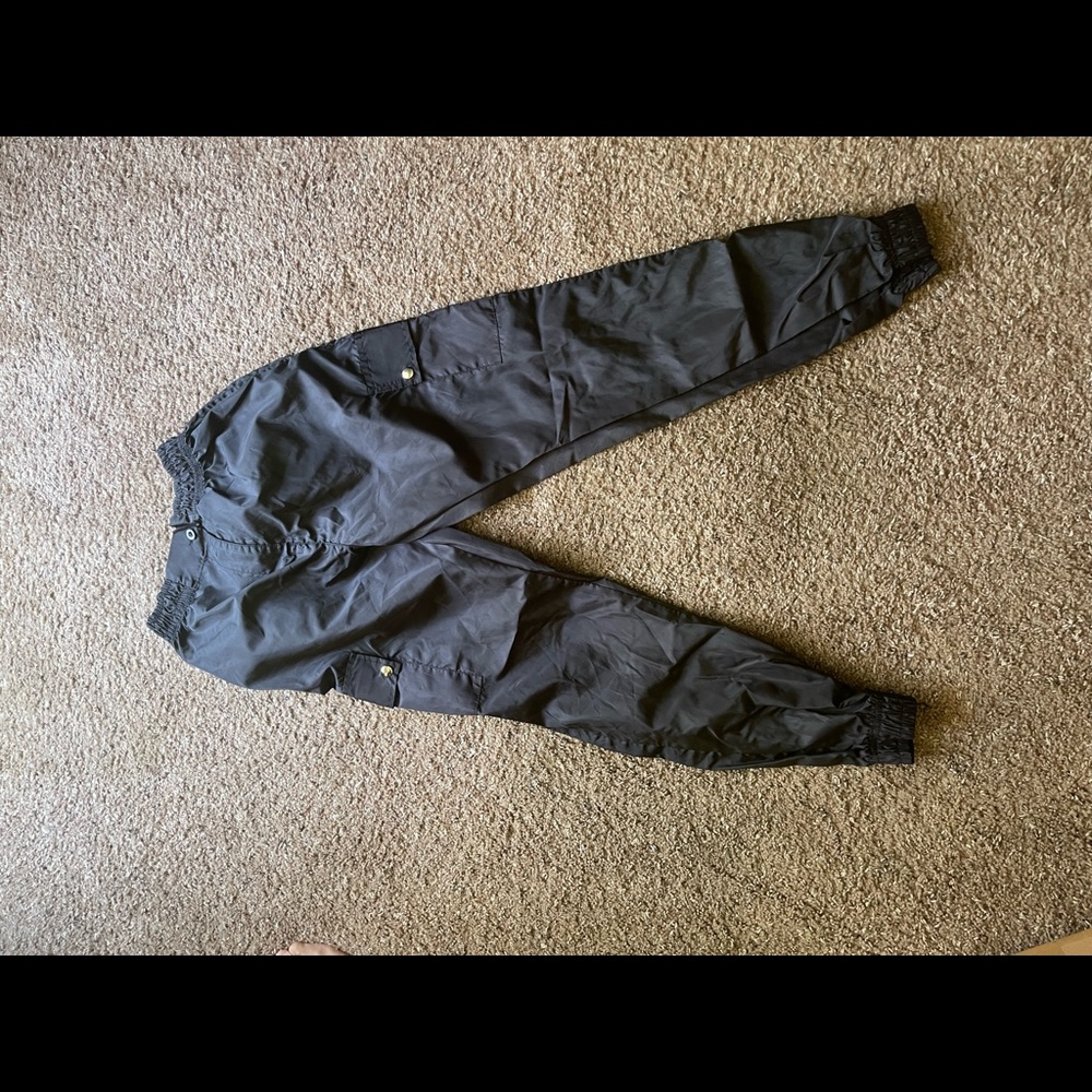 Black cargo pants